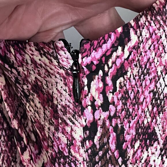 Bar 111 Maxi Dress SZ M Purple Snake Print Babydoll Straps Fairy Flowy Tiered Y2 - Picture 6 of 13